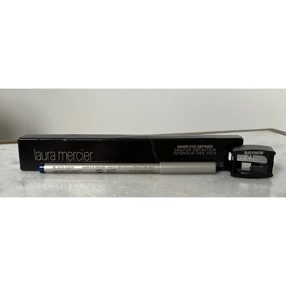 Laura Mercier Inner Eye Definer BLACK NAVY NEW 0.04oz.